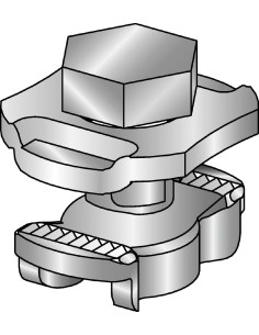 Hilti 387779 mqn-hdg plus hot-dip galvanized channel connector